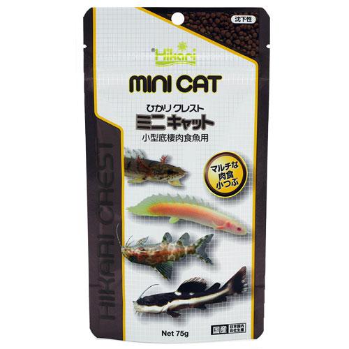 キョーリン ひかりクレスト ミニキャット 小型底棲肉食魚用 75g ペット