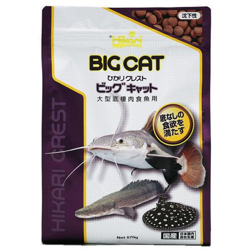 キョーリン ひかりクレスト ビッグキャット 大型底棲肉食魚用 570g×2個 ペット エサ 熱帯魚 肉食魚 アクアリウム 国産 日本製｜kilat｜02