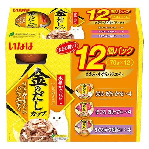 金のだし 『ポイント15倍』いなば カップ ささみ・まぐろバラエティ