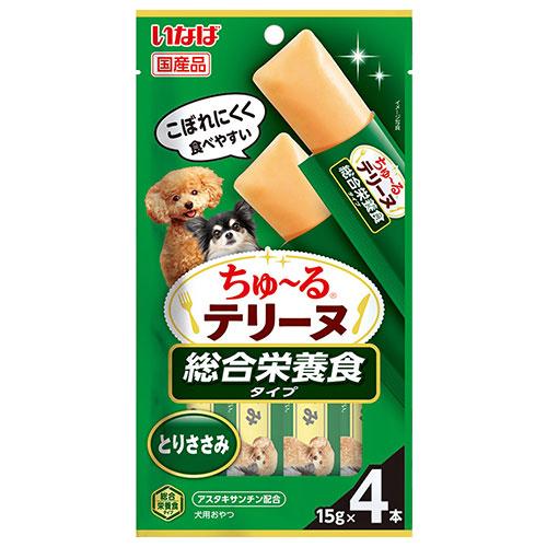 いなばペットフード ちゅ〜る テリーヌ 総合栄養食 とりささみ 15g 4本