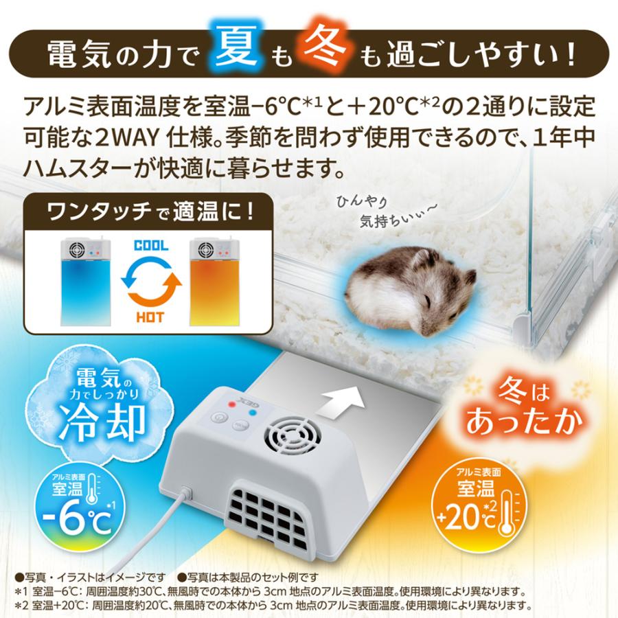 GEX（ジェックス） ハムスター ひんやりシート ヒーター ハーモニー