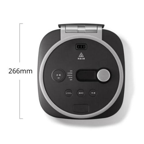 『取寄品』バルミューダ 炊飯器 The Gohan 3合炊き ブラック K08A-BK 炊飯ジャー 3合 蒸気炊飯 BALMUDA ザ・ゴハン『送料無料（一部地域除く）』 取寄品』バルミューダ 炊飯器 The Gohan 3合炊き ブラック K08A-BK