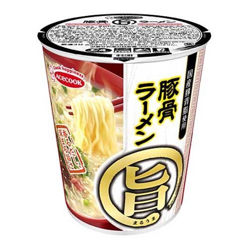 エースコック まる旨 豚骨ラーメン 58g×12個 カップ麺 インスタント