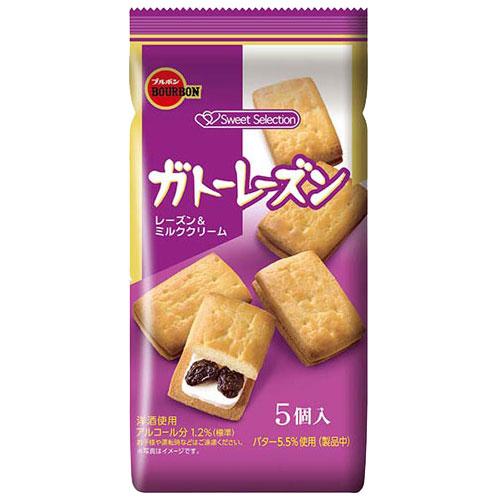 ブルボン ガトーレーズン 5個入×3袋 クッキー クッキーサンド 焼き菓子