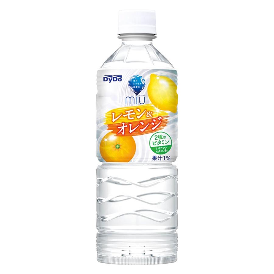 ダイドー ミウ レモン＆オレンジ 550ml×48本 ソフトドリンク 飲料
