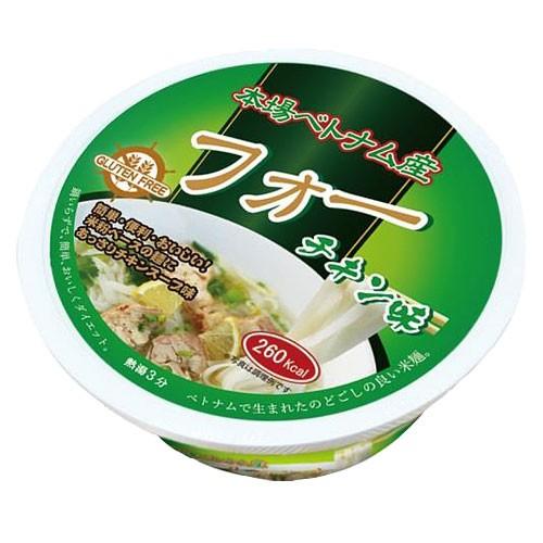 Gluten Free フォー(米粉麺) チキンスープ味 65g×24個 グルテンフリー