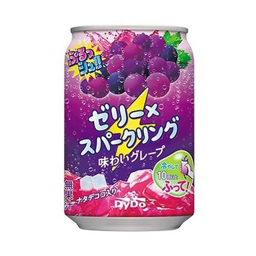 ダイドー ぷるッシュゼリースパークリング 味わいグレープ 280g×24缶 缶ジュース 飲料 ドリンク 炭酸飲料 ソフトドリンク 缶 ぶどう