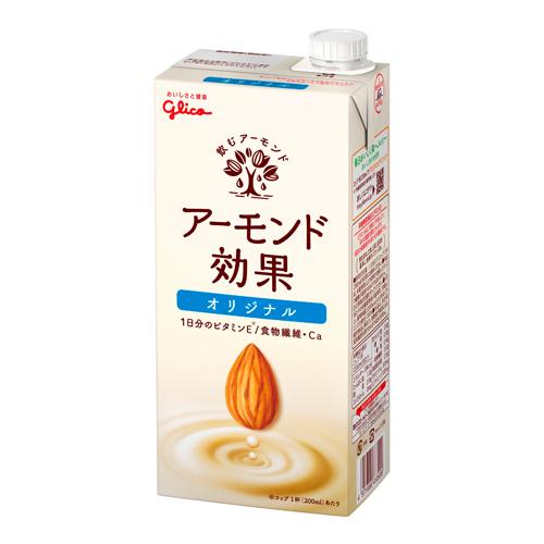 グリコ アーモンド効果 オリジナル 1000ml×6本 ソフトドリンク 紙パック 紙パック飲料 テトラパック 植物性ミルク|よろずやマルシェ PayPayモール店|01