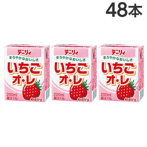 南日本酪農協同 デーリィ いちごオ・レ 200ml×48本 紙パック 果実