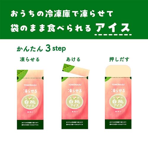 友桝飲料 凍ル堂 白いサワーアイス 80g 12個 パウチタイプ : よろずや