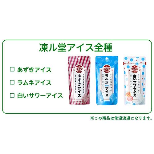 友桝飲料 凍ル堂 白いサワーアイス 80g 12個 パウチタイプ : よろずや