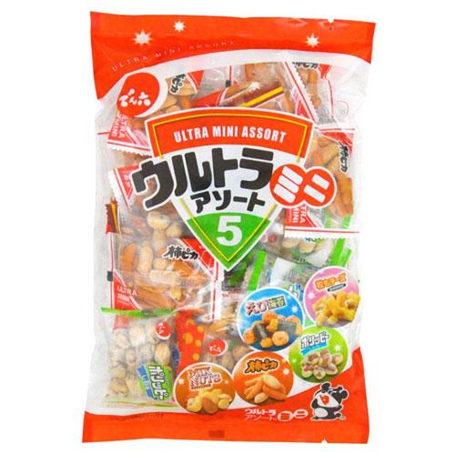 でん六 せんべい ウルトラミニアソート5 200g 食品 お菓子 おやつ 煎餅