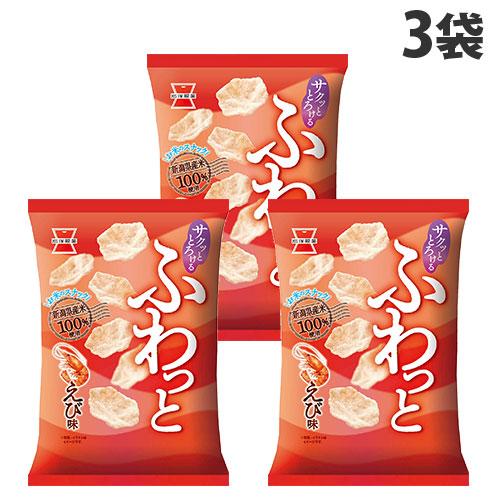 22新作 岩塚製菓 ふわっと やわらかえび味 45g 3袋