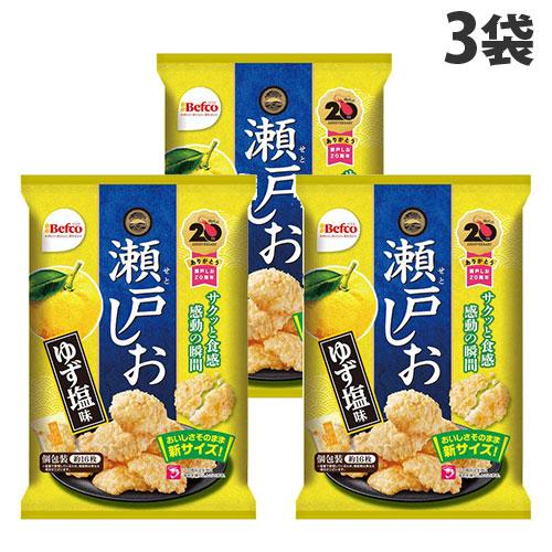 栗山米菓 瀬戸の汐揚 ゆず塩味 g 3袋 よろずやマルシェ Paypayモール店 通販 Paypayモール