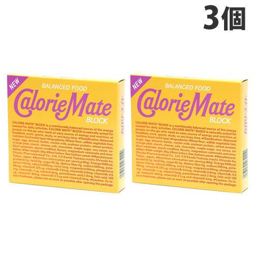 大塚製薬 カロリーメイト ブロック メープル味 80g×3個 : よろずや