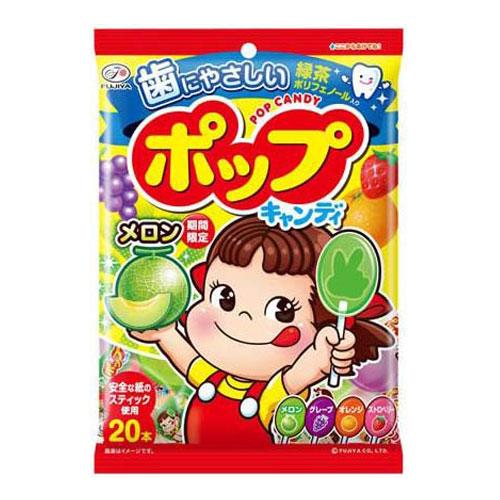 不二家 ポップキャンディ 20本入×3袋 キャンディ 飴 あめ ドロップ 棒