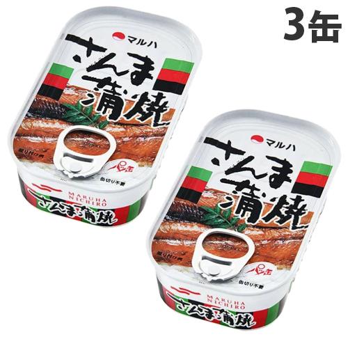 MARUHA NICHIRO（マルハニチロ） さんま 蒲焼 100g 3缶 アルミ