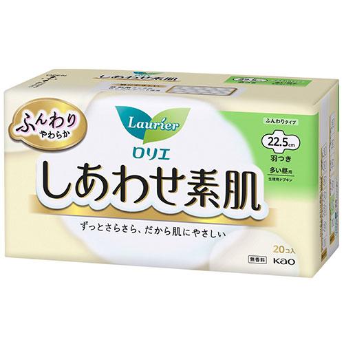 ロリエ 花王 しあわせ素肌 多い昼用 羽つき 20個入 6個 : よろずや