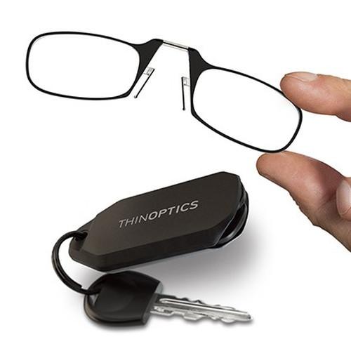 Thin Optics 拡大鏡 Keychain 眼鏡型ルーペ ルーペ 携帯用 老眼 シンオプティクス 軽量 軽い 薄い