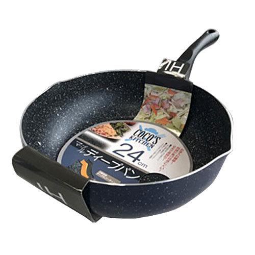 コーベック Coco's Kitchen ガス・IH対応 マーブル ディープパン 24cm