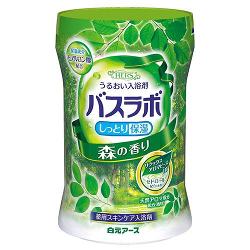 白元アース 入浴剤 HERSバスラボ ボトル 森の香り 540g 粉末 薬用入浴