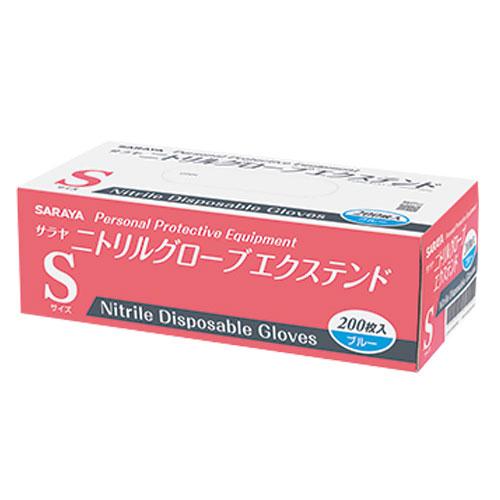 一般医療機器』サラヤ 使い捨て手袋 ニトリルグローブ エクステンド S