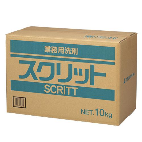 熊野油脂 業務用洗剤 スクリット 10kg 洗濯用品 洗濯用洗剤 洗剤 粉末洗剤 衣類用洗剤 洗濯『送料無料（一部地域除く）』（Yahoo!・よろずやマルシェYahoo!ショッピング店）