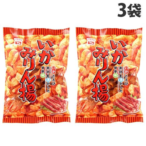 白藤製菓 いかみりん揚 77g×3袋 お菓子 せんべい イカみりん カリカリ