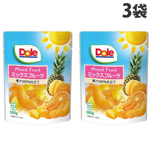 ドール フルーツパウチ ミックスフルーツ 180g×3袋 果物 パウチ Dole