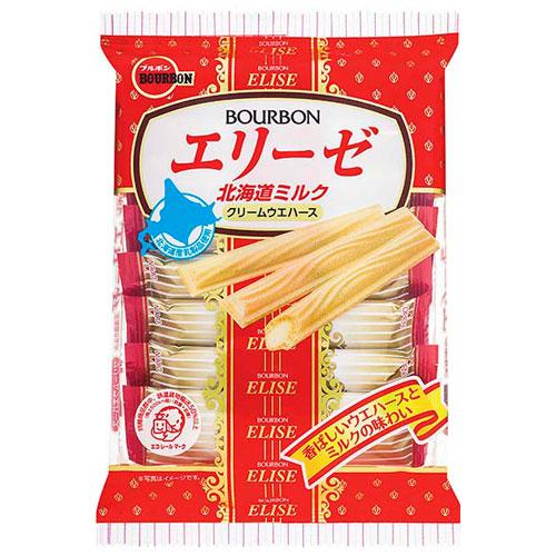 ブルボン エリーゼ 北海道ミルク 16本入×3袋 お菓子 洋菓子 BOURBON