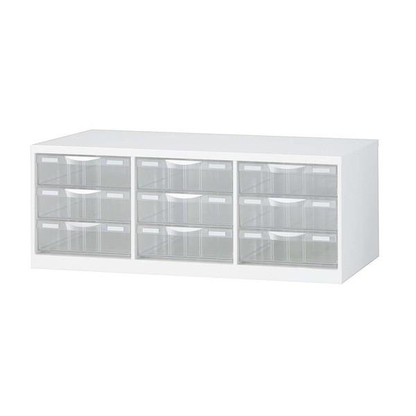 『代引不可』 生興 クウォール システム収納庫  書庫内プラスチックキャビネット  W856×D400×H318 RW-B4PL『送料無料（一部地域除く）』