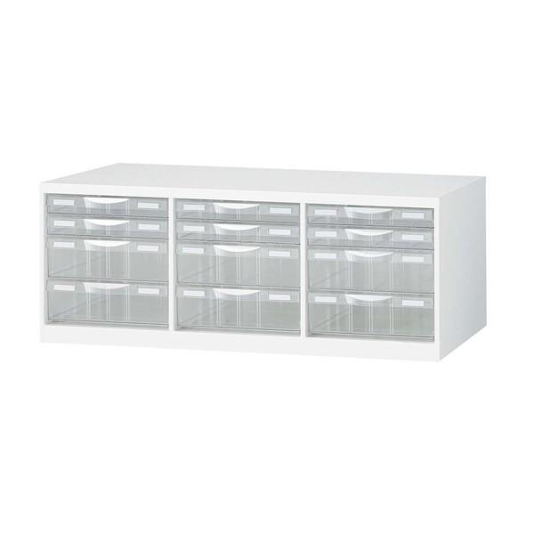 『代引不可』 生興 クウォール システム収納庫  書庫内プラスチックキャビネット  W856×D400×H318 RW-B4PC『送料無料（一部地域除く）』