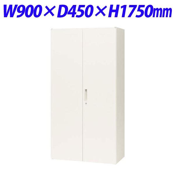 『代引不可』 ライオン事務器 オフィスユニット XWシリーズ ワードローブ型 下置専用 W900×D450×H1750mm ホワイト XW-18L 301-33『送料無料（一部地域除く）』