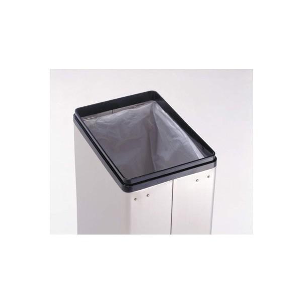 代引不可』 ライオン事務器 ダストボックス W329×D240×H600mm ブラック