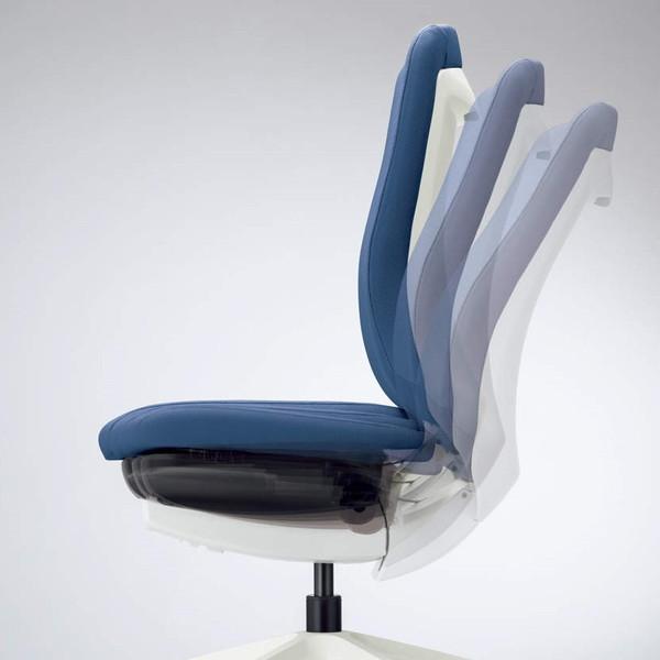 『代引不可』ライオン事務器 チェア バーサル ミドルバック ブラックシェル ブラック脚 サークルアーム 布張り ターコイズブルー No.3516F-K