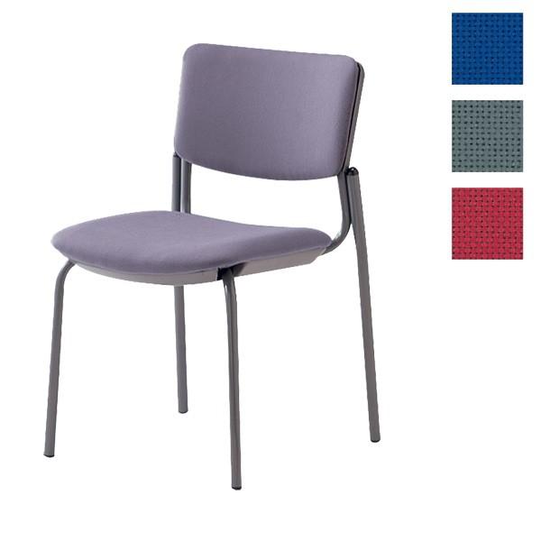 完璧 4本脚 会議椅子 ミーティングチェア 『代引不可』サンケイ 粉体塗装 CM350-MY『送料無料（一部地域除く）』 布張り 肘なし 会議、ミーティングチェア