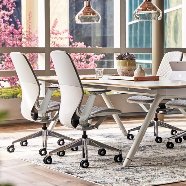『代引不可』 Steelcase SILQ シルク チェア アッパーバックシェル(シーガル) 418A000SCF2『送料無料（一部地域除く）』の画像