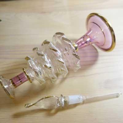 エジプト香水瓶 ガラス製 パフュームボトル トルコ 雑貨 トルコ土産