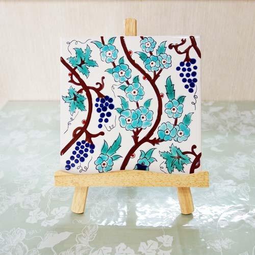 手描きのトルコタイル インテリア 伝統工芸品 ハンドペイント トルコ雑貨 トルコ土産 モロッコ雑貨 Tilek74 1 Kilim Fine 通販 Yahoo ショッピング