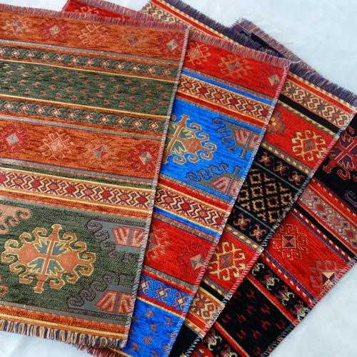 テーブルセンター ランチョンマット ティーマット おしゃれ 花瓶敷き 布 テーブルマット アジアン トルコ 雑貨 モロッコ 雑貨 約45cm 35cm Tta 34 Kilim Fine 通販 Yahoo ショッピング