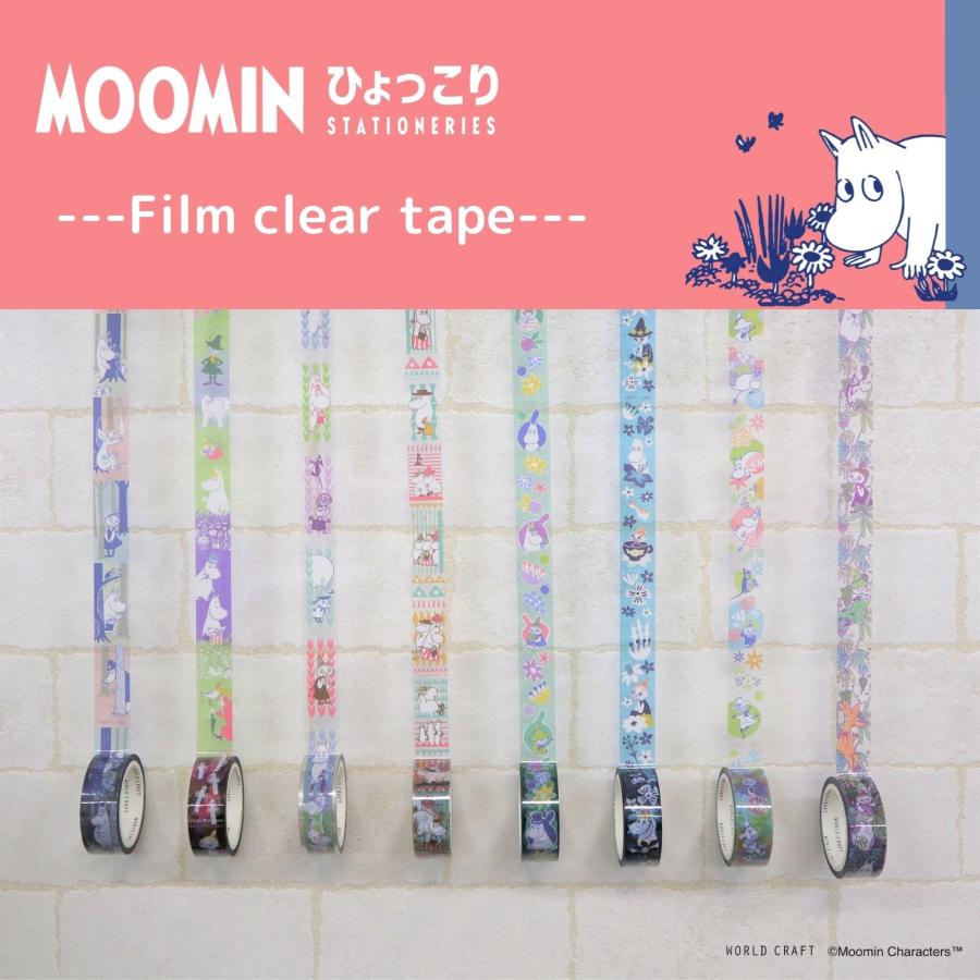 MOOMIN（ムーミン） フィルムマスキングテープ Flower BL MOFM15-016