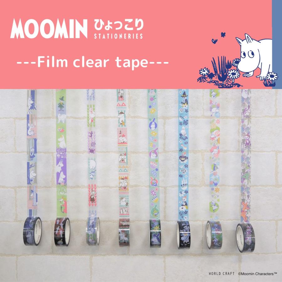 MOOMIN（ムーミン） フィルムマスキングテープ Flower PU MOFM15-018