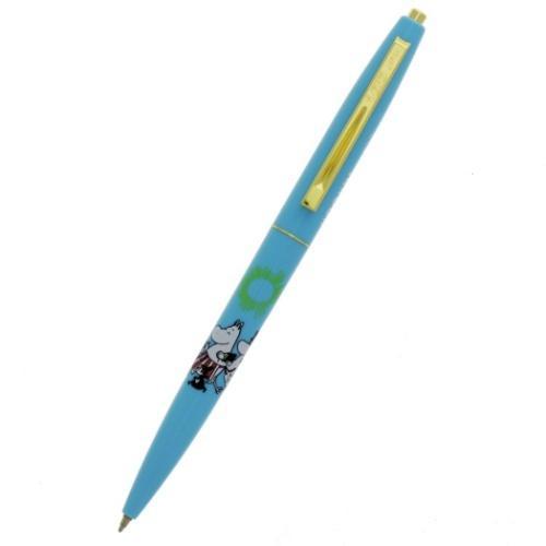 ムーミングッズ　ダイカットクリップ・ペン、文房具　廃盤　入手困難　超希少・激レア サンスター文具 ムーミン BiC 黒ボールペン クリックゴールド 0.5mm