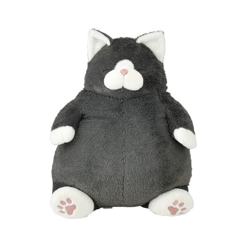 りぶはあと 抱き枕 ねこ肯定感 くろねこのまぐろ Lサイズ(全長約38cm)かわいい 猫 抱きまくら ぬいぐるみ 猫グッズ 27721-74（Yahoo!・Mabyco）