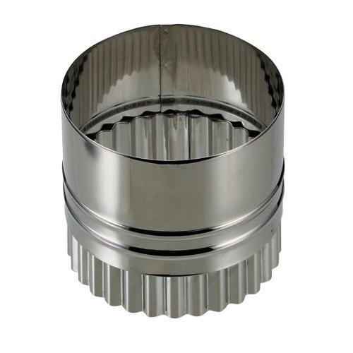 パール金属 EEスイーツ ステンレス製 ウェーブラウンド両用 抜き型 6cm