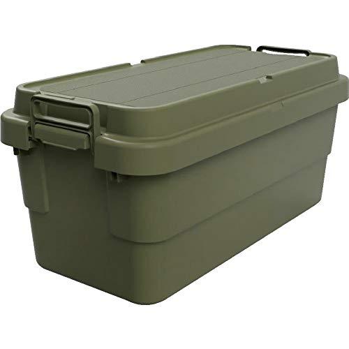 TRUSCO(トラスコ) トランクカーゴ 収納ボックス フラット天板仕様 70L ОD色 ODCF-70 | 