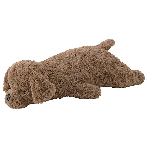 りぶはあと 抱き枕 コットン ねむねむアニマルズ トイプードルのショコラ ブラウン Mサイズ(約50cm) ふわふわ もちもち 犬 ぬいぐるみ | 