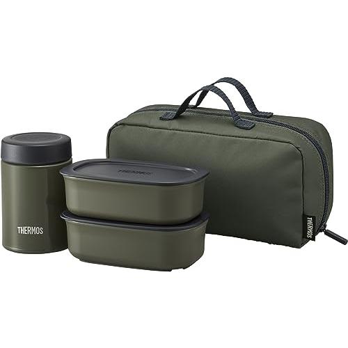 サーモス 真空断熱スープランチセット 800ml カーキ JEA-801 KKI | 