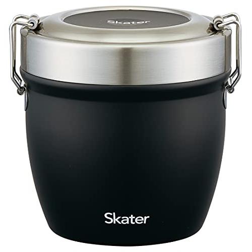 スケーター(Skater) 抗菌 保温 丼ぶりステンレス弁当箱 800ml ブラック STLBD8AG-A | 