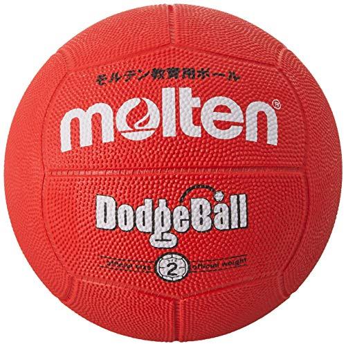 モルテン(molten) ドッジボール 赤 ゴム 2号球 MD202R | 